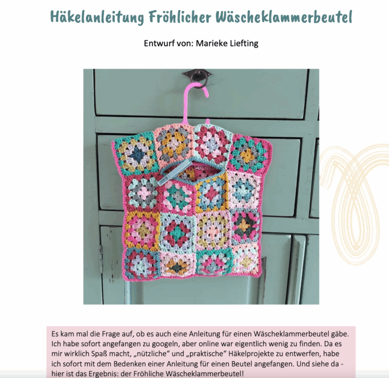 Wie liest man eine Häkelanleitung
